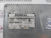 Siemens 6Av6 545-0Da10-0Ax0 Operator Interface Touch-12 Tft Dc24V