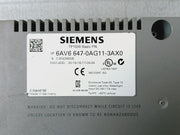 Siemens 6Av6 647-0Ag11-3Ax0 Simatic Touch Panel Dc 24V/1A Max Tp1500 Basic Pn