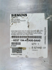 Siemens Simatic 6Es7 154-1Aa00-0Ab0 Interface Module Et 200Pro Im 154-1 Dp