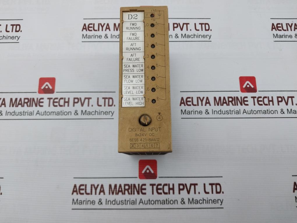 Siemens Simatic S5 6Es5 421-8Ma12 Digital Input Module Wz04 8X24Vdc