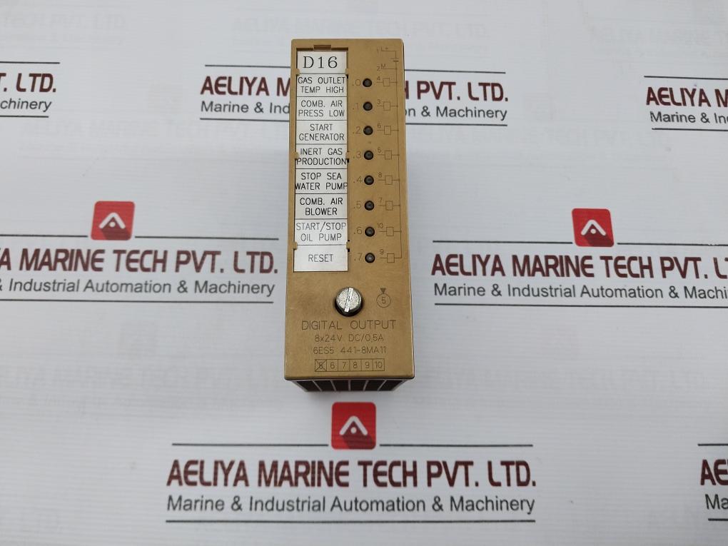 Siemens Simatic S5 6Es5 441-8Ma11 Digital Output Module 24V Dc 0.5 A