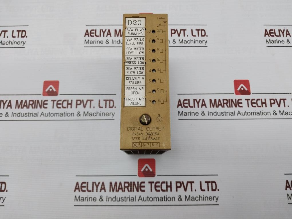 Siemens Simatic S5 6Es5 441-8Ma11 Plc Digital Output Module 8X24V