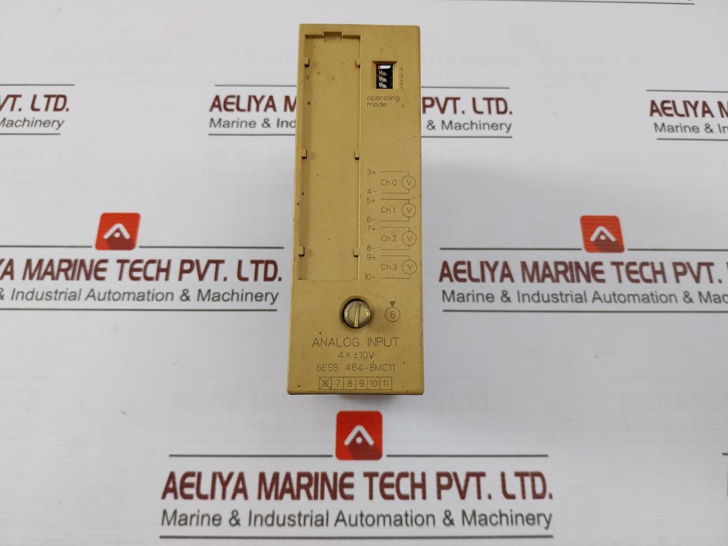 Siemens 6es5 464-8mc11 Simatic S5 Analog Input Module Wz04 4x
