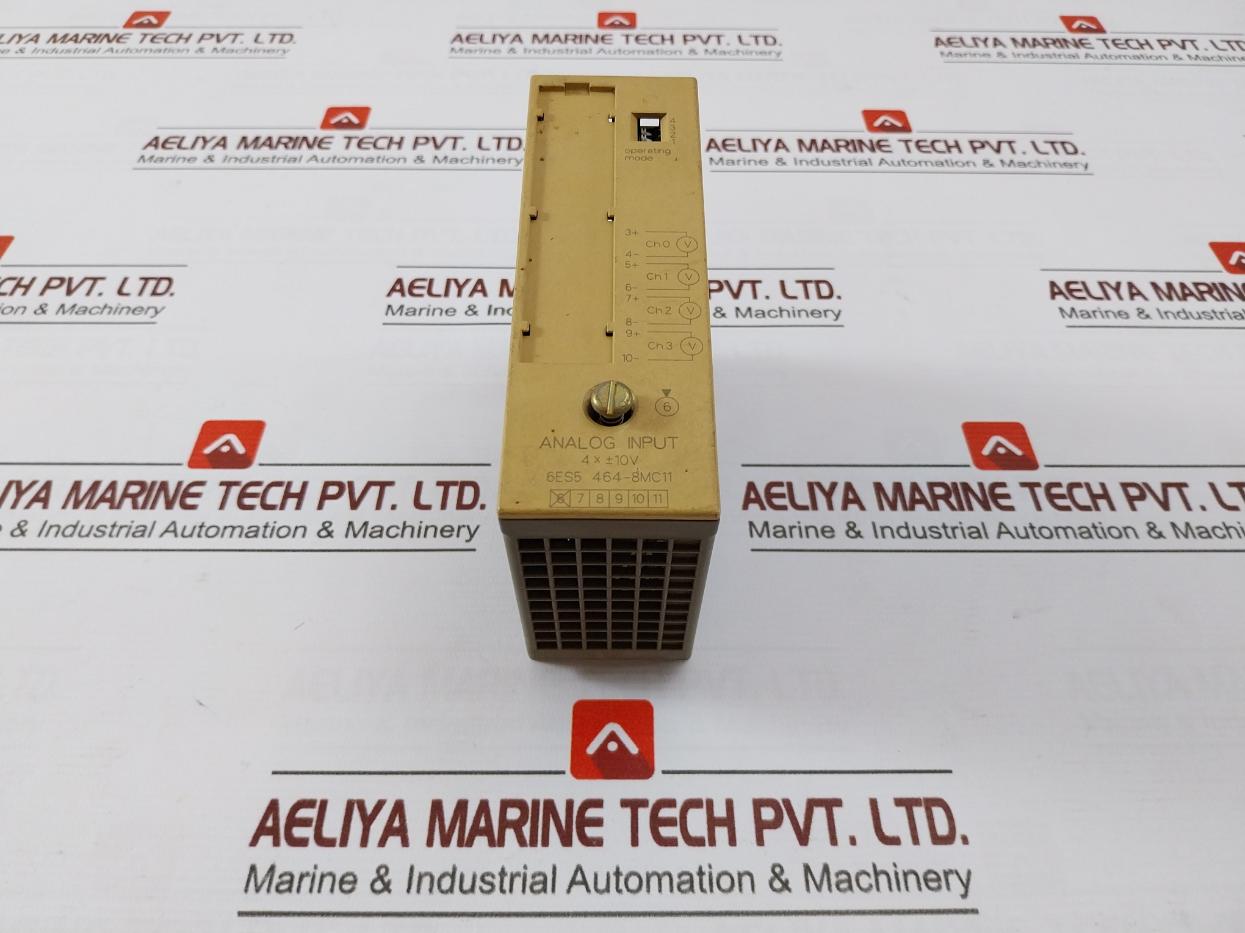 Siemens 6es5 464-8mc11 Simatic S5 Analog Input Module Wz04 4x
