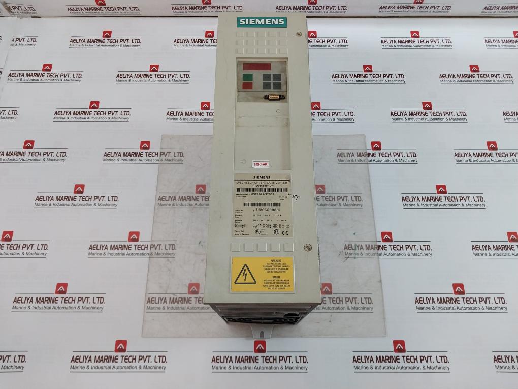 Siemens 6Se7021-3Tb61 Simovert Vc Masterdrive Inverter Compact Unit(Not Working)