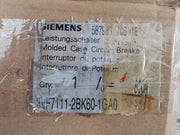 Siemens Three & Four-Pole Circuit Breaker Ac 50/60hz 480v 3vf7111-2bk60-1ga0