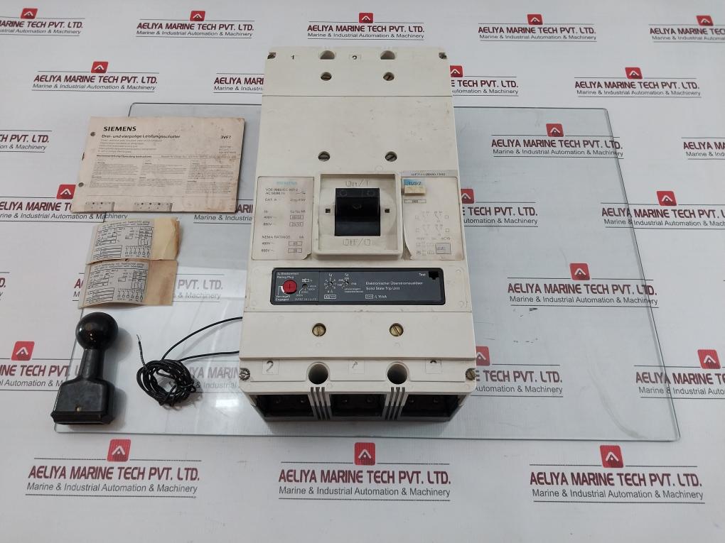 Siemens Three & Four-Pole Circuit Breaker Ac 50/60hz 480v 3vf7111-2bk60-1ga0