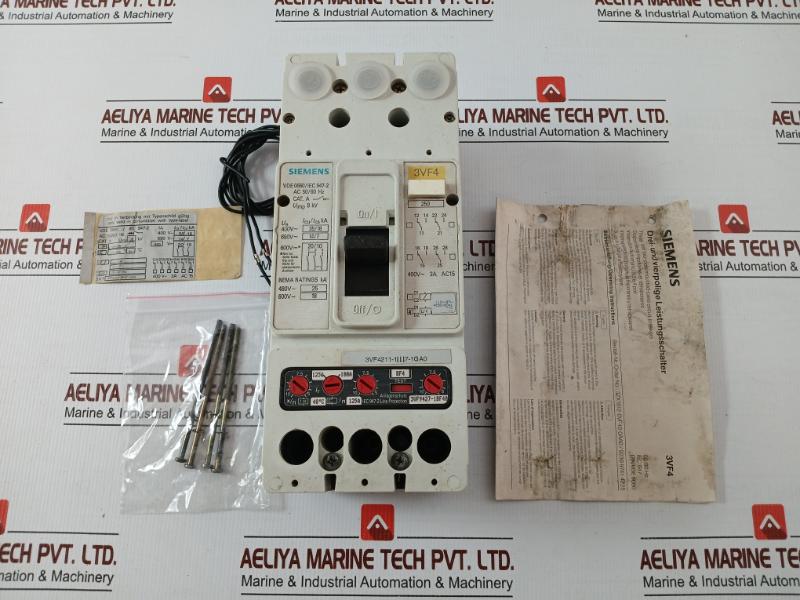 Siemens Three & Four-Pole Moulded-Case Circuit-Breaker 400v 3vf4211-1bf47-1ga0