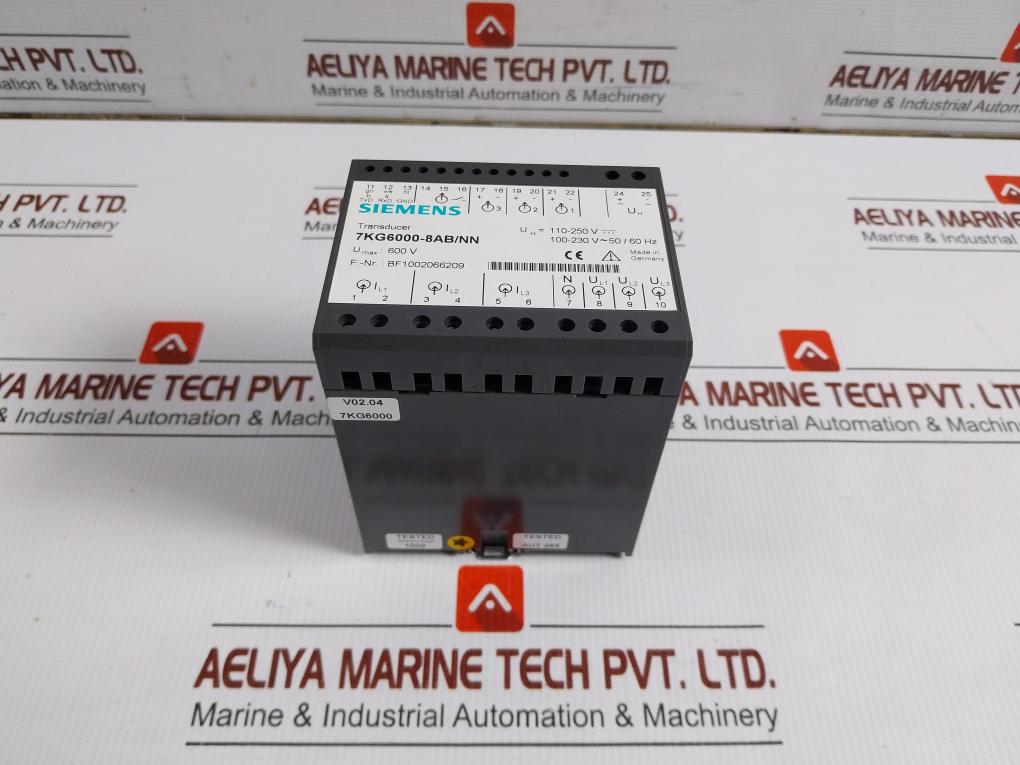 Siemens Universal Transducer 100-230v~ 50/60 Hz 7kg6000-8ab/Nn