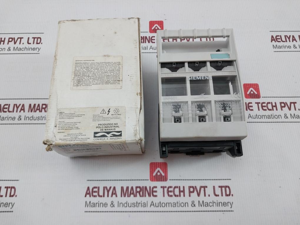 Siemens 3Np4010-0Ch01 Fuse Switch Disconnector 3Np401 50-60Hz