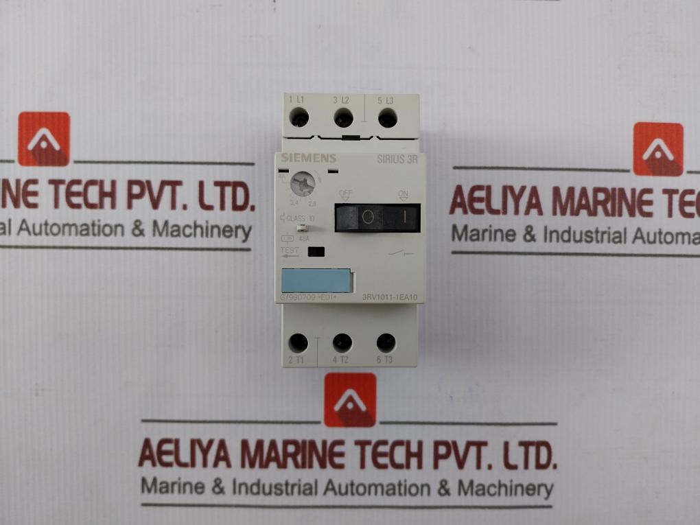 Siemens 3Rv1011-1Ea10 Circuit Breaker 50/60Hz