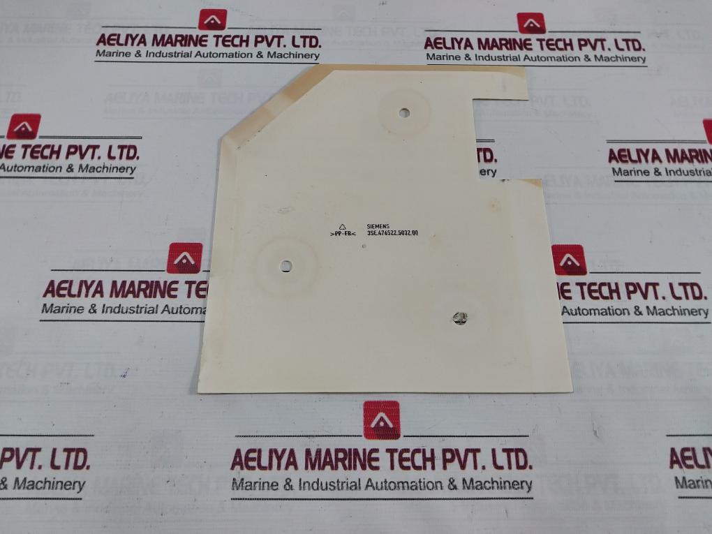 Siemens 3Se.476522.5032.00 Mounting Insulation Plate