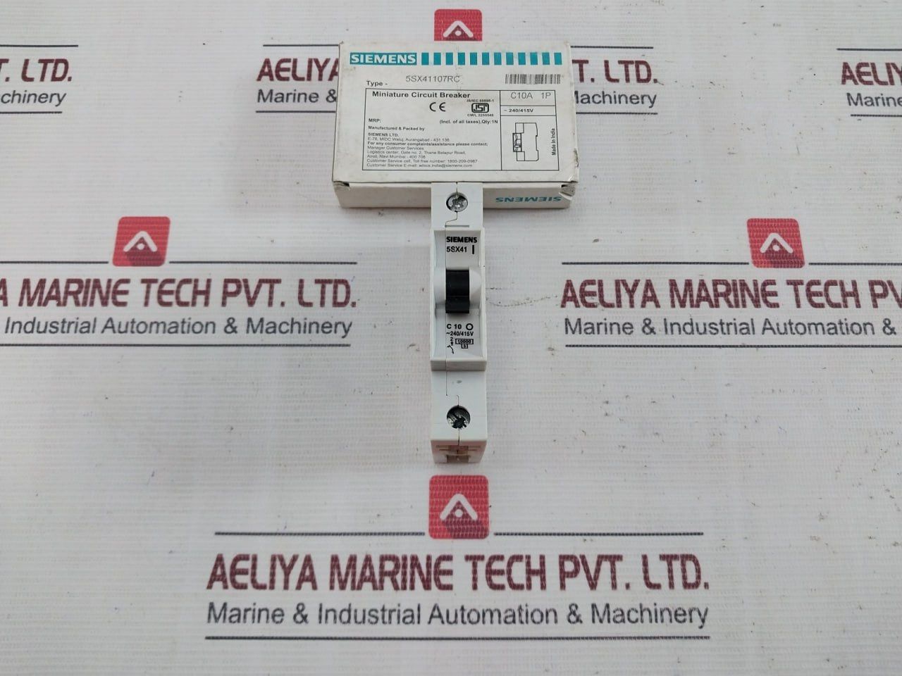 Siemens 5Sx41 Miniature Circuit Breaker 240/415V Is13947-2 C10