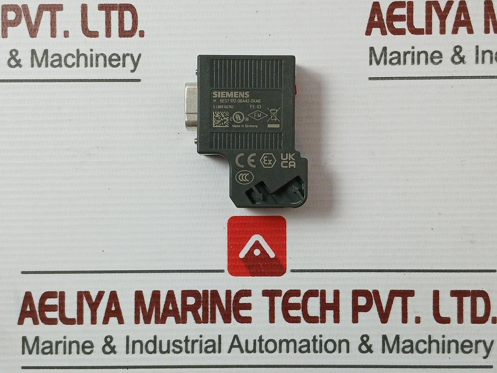 Siemens 6Es7 972-0Ba42-0Xa0 Profibus Bus Connector Used