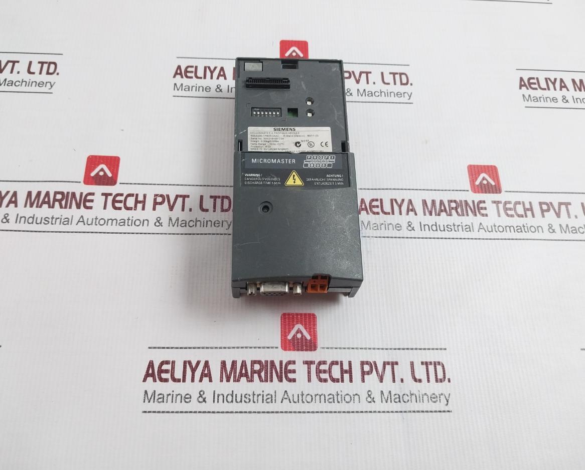 Siemens 6Se6400-1Pb00-0Aa0 Micromaster 4 Profibus Module.