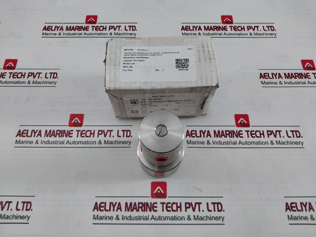 Sigma Hlr 7950A Hydraulic Interface Valve 10,000Psi