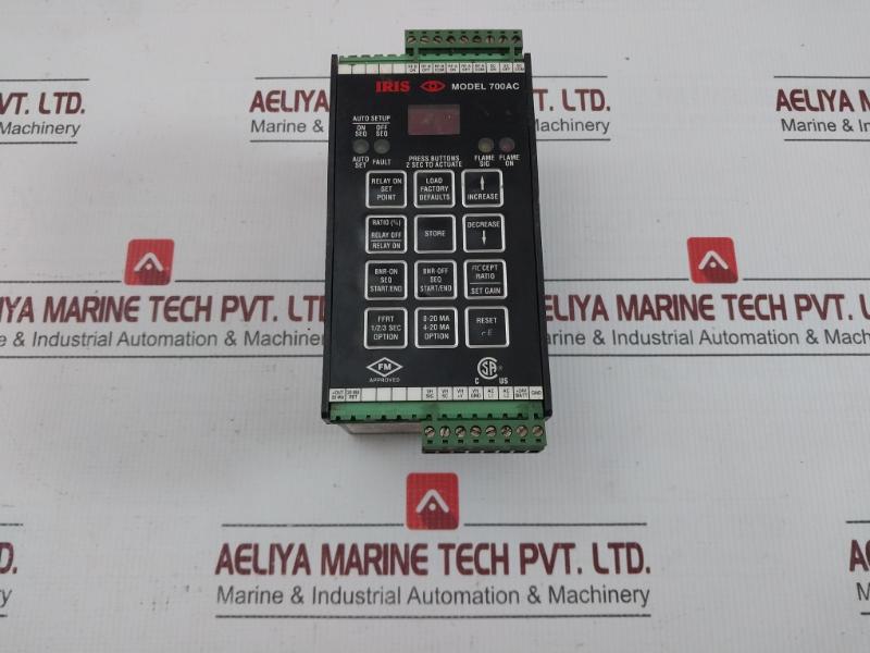 Signal Processor Flame Monitor 0c- 50c 85-265vac 0.07a 0 To 1.9sec Part No.700 Ac By Iris