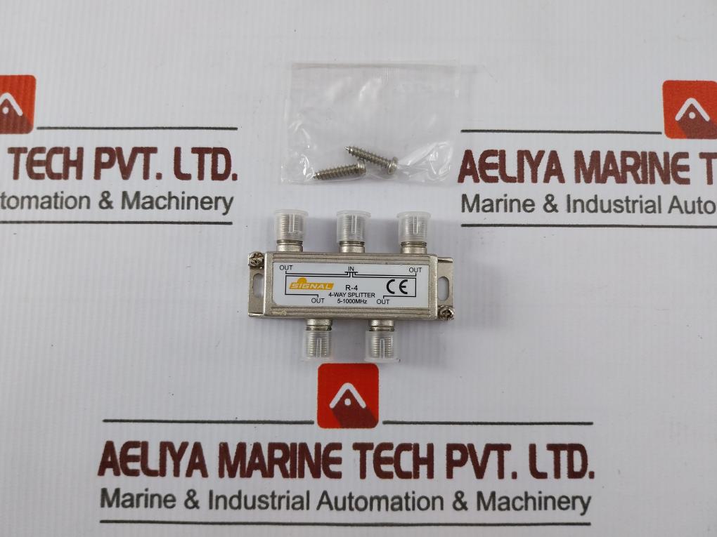Signal R-4 4-Way Splitter 5-1000mhz