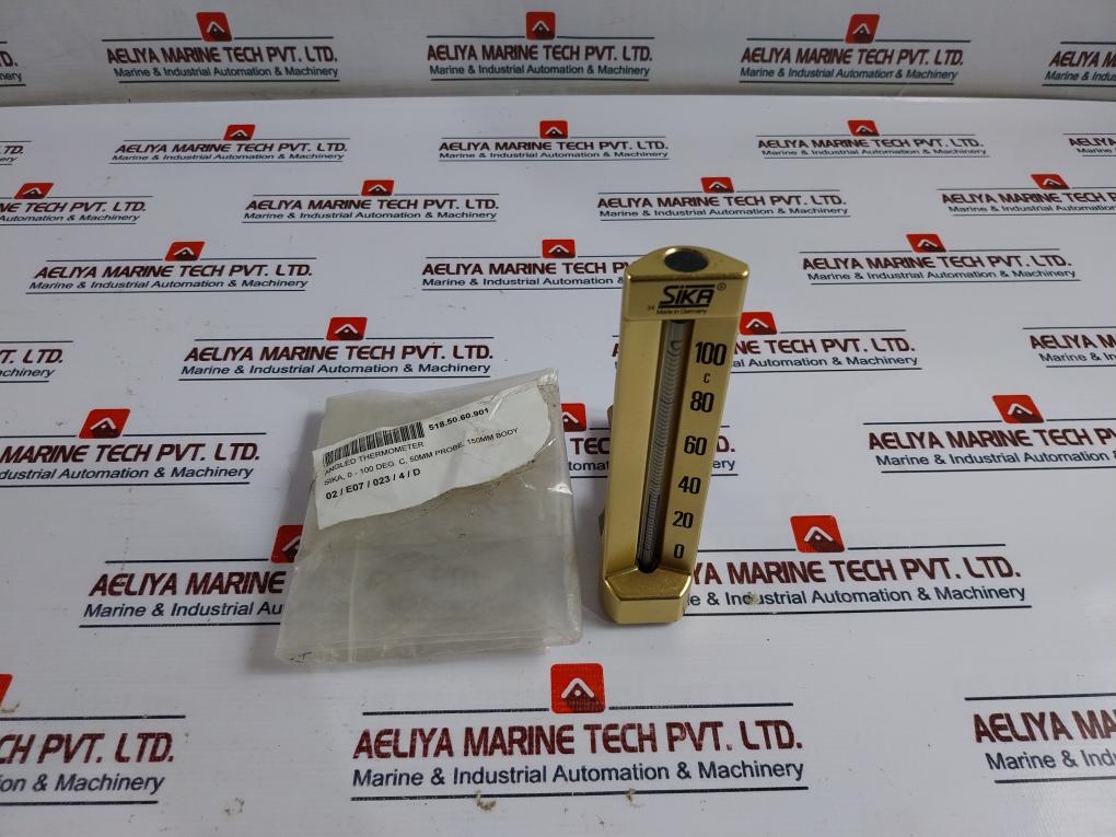 Sika 0-100 C Angled Thermometer 0-100°C