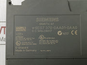Simatic S7 Dummy Module By Siemens 6es7 370-0aa01-0aa0