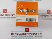 Simpson 1212C Dc Milliammeter Panel Meter 0–25 Ma