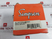 Simpson M-10485-5 Panel Meter S09777Au Fs=50Mv