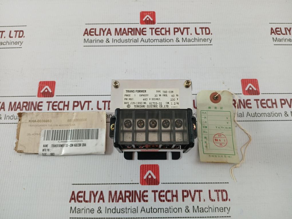 Single-Phase-Control-Transformer-30va-460v-By-Terasaki-Electric-Tse-03m-1