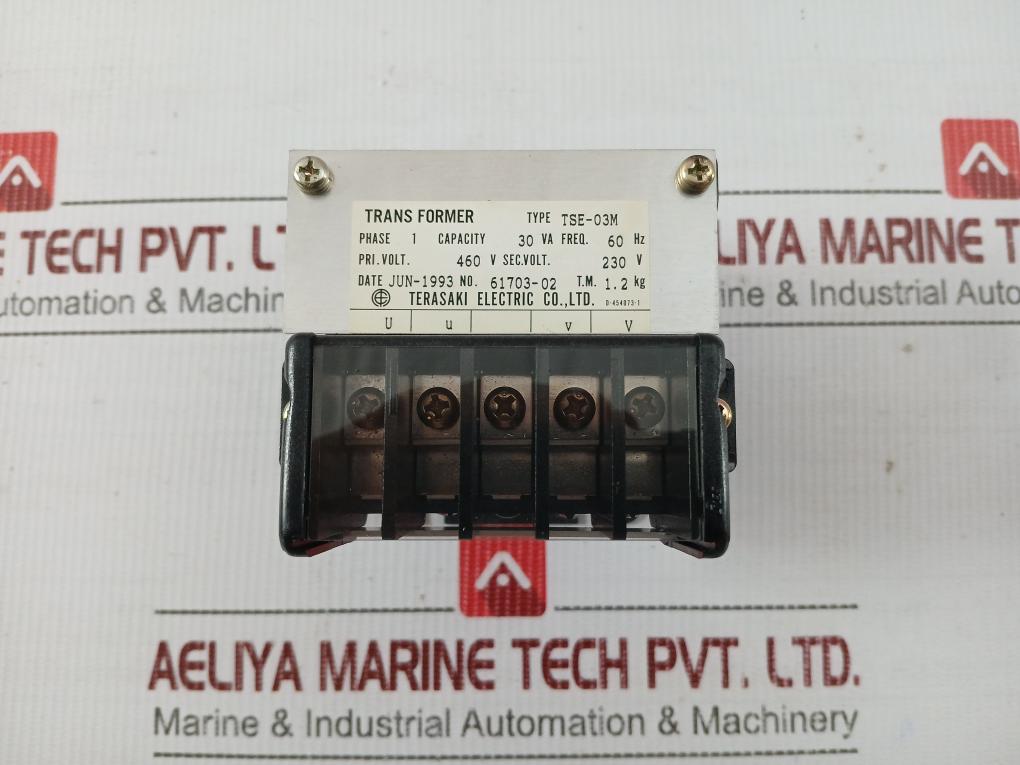 Single-Phase-Control-Transformer-30va-460v-By-Terasaki-Electric-Tse-03m-1