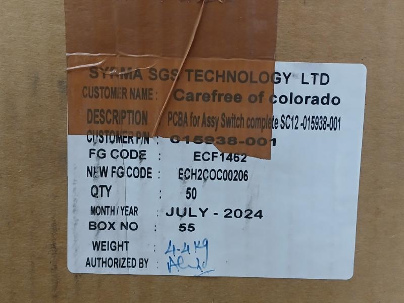 Single-Touch Switch Sc12-015938-001 By Syrma Sgs Technology In 50 Gm