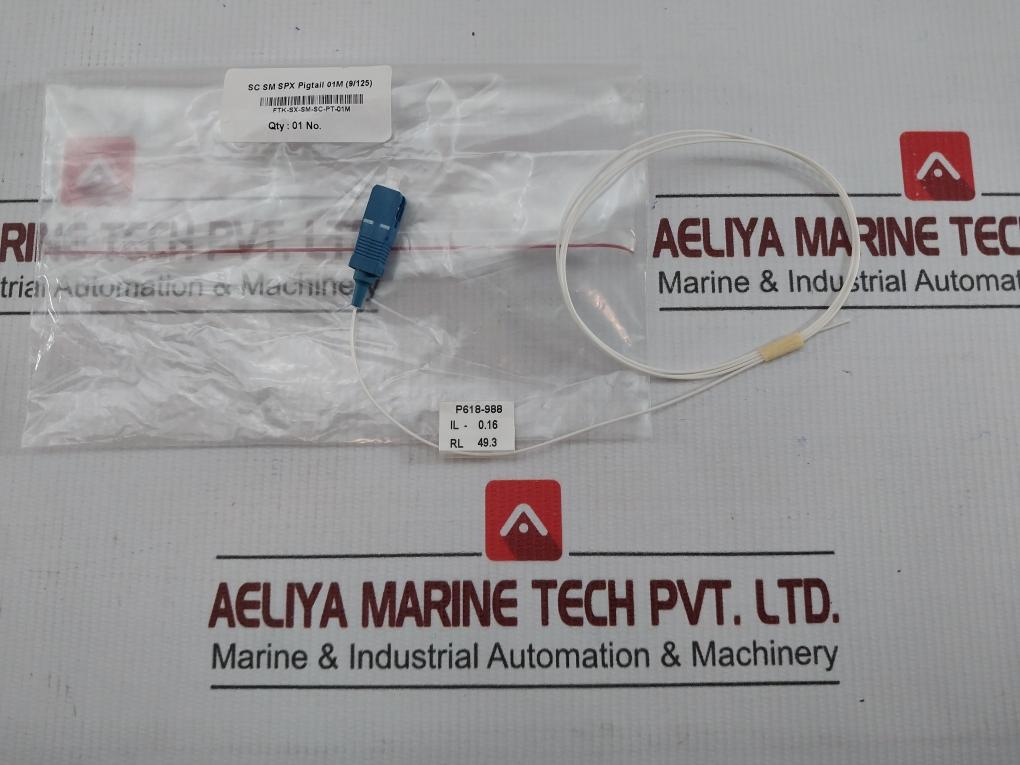 Single Mode Fiber Optic Pigtail 50gm Ftk-Sx-Sm-Sc-Pt-01m