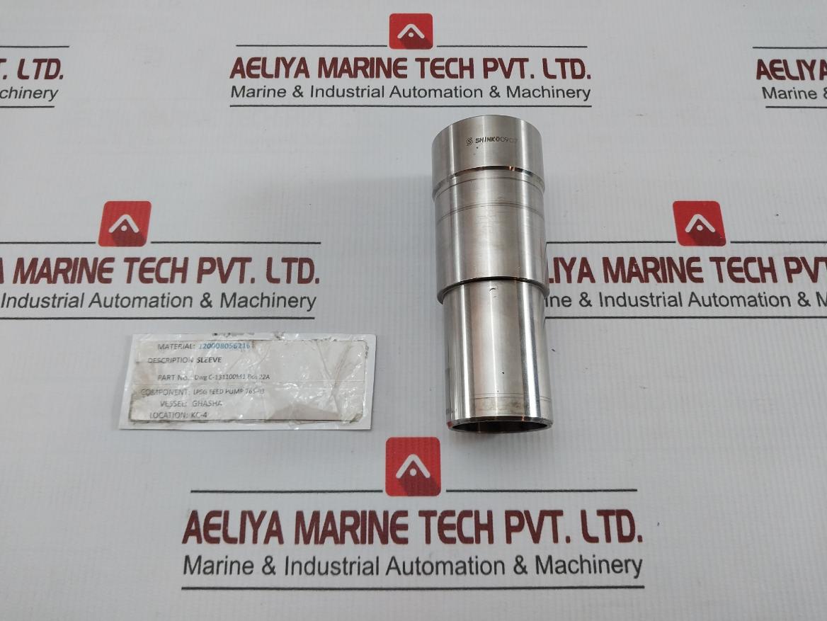 Sleeve For Lpsg Feed Pump By Shinko Dwg C-131100m1