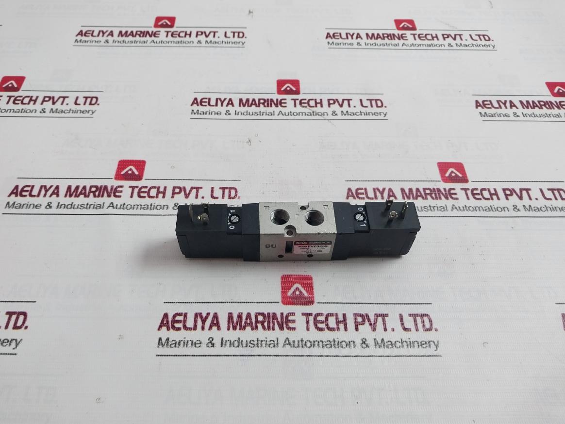 Smc Evf3233 Solenoid Valve 1-9Bar Dc21-26V