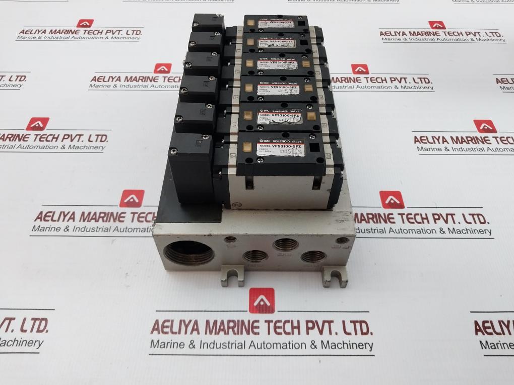 Vfs3100-5fz 0.1-1 Mpa Solenoid Valve Manifold Assembly Svy 3000 By Smc