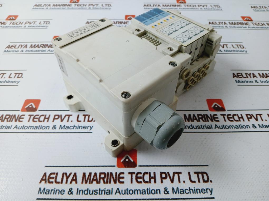 Smc Ss5Y31-01V160 Manifold With 1M-5594-684100-102 Pneumatic Solenoid Valve