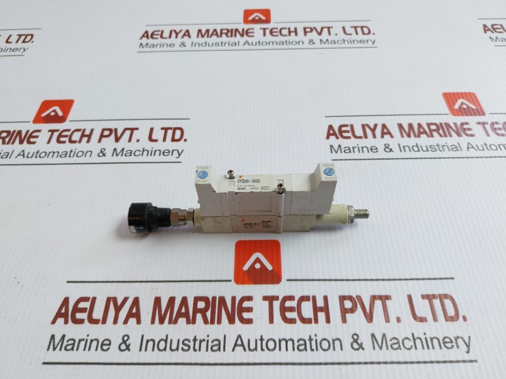 Used Condition Pneumatic Interface Regulator By Smc Sy3340-5hsd