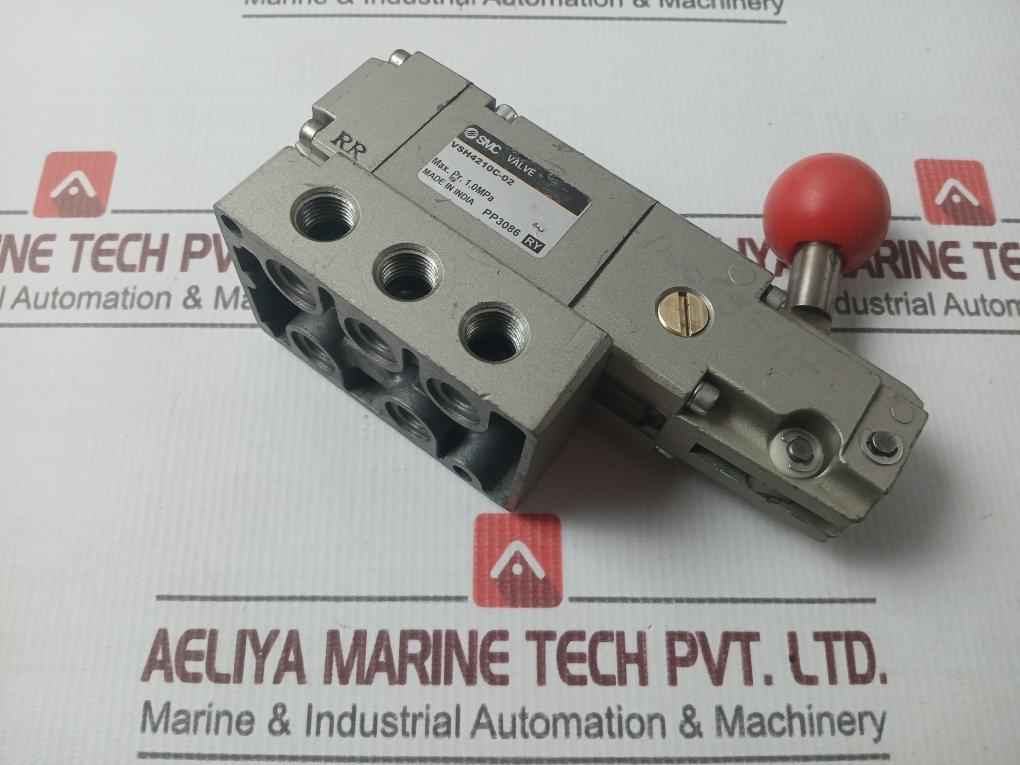 Smc Vsh4210C-02 Hand Valve 1.0Mpa