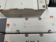 Smc Vv5Q51-03Btu-w-q Pneumatic Solenoid Valve Manifold
