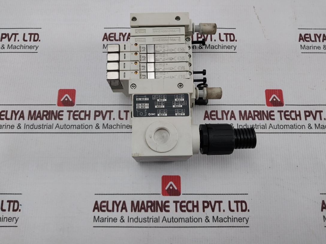 Smc Vv5Q11-06C6Tn-q Solenoid Valve Manifold 0.1-1.0 Mpa Vq1100Kn-5B1-q
