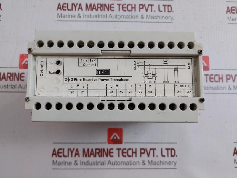 Smpv72x1444533 Meco 3p 3-Wire Reactive Power Transducer 100v Ac