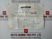 Sns-C106w Saginomiya Pressure Switch -0.06~0.6 Mpa In New