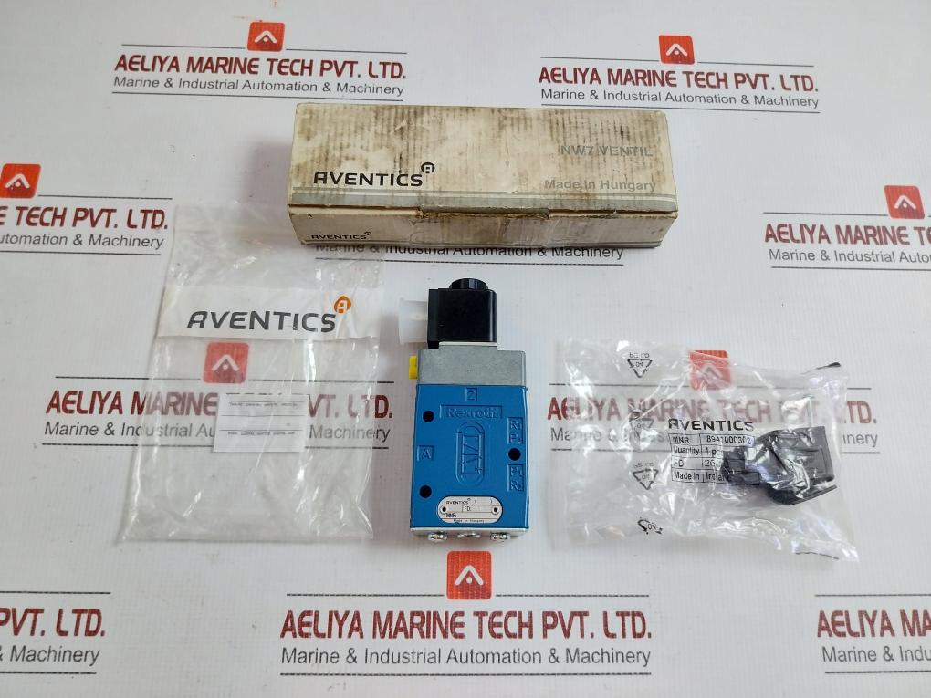 Solenoid Operated Valve 3723522220 Rexroth/Aventics 24v Dc 4.4w