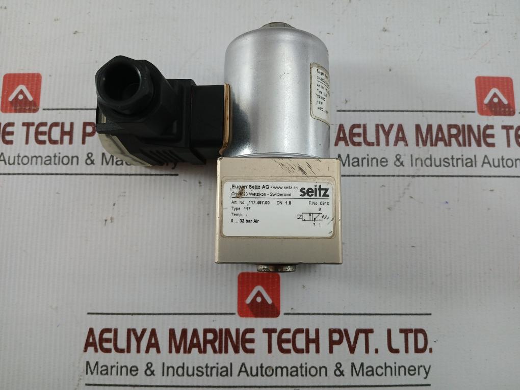 Solenoid Valve 118.100.024n 24v Dc Ip54 By Eugen Seitz