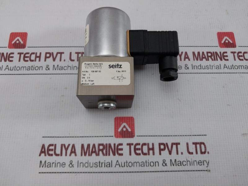 Solenoid Valve 24vdc 11w 0-16 Bar By Eugen Seitz 118 100 024n