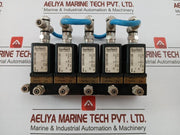 Solenoid Valve Manifold Block  24v Dc 6014 T 2,0 Fkm Ms Brand Burkert