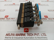 Solenoid Valve Manifold Block  24v Dc 6014 T 2,0 Fkm Ms Brand Burkert