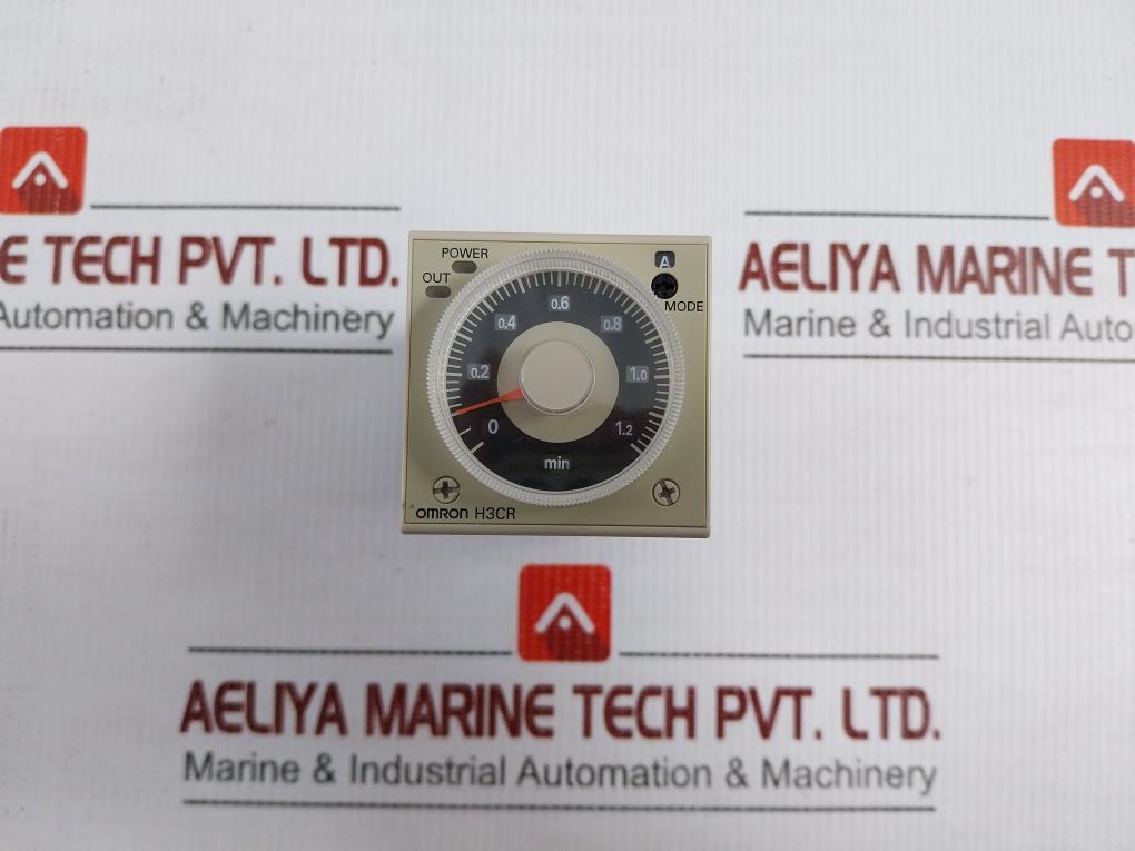 Solid-State Multi-Functional Timer H3cr-A By Omron 50/60hz 12-48vdc