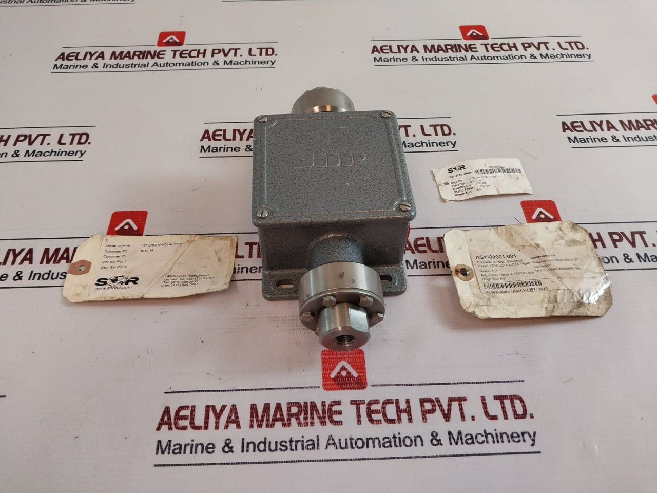 Sor 17Rb-k2-n4-c1A-pbpp Differential Pressure Switch 500 Psi (New)