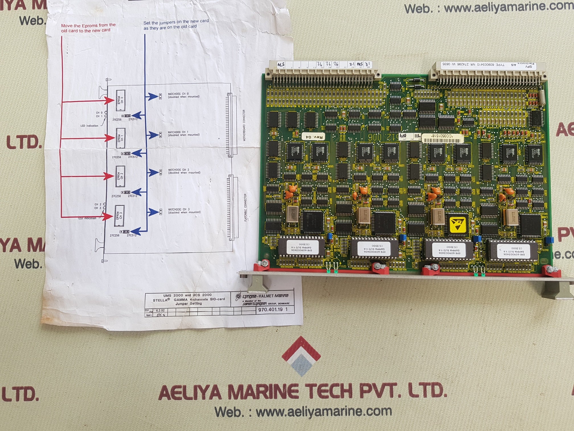 Soren T.Lyngso 609003410 Stella Gamma 4-channels Sio-card Rev. 04