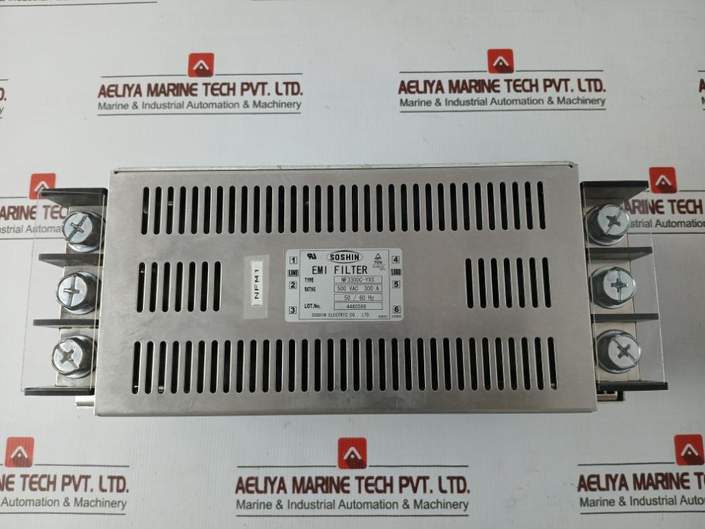 Soshin Nf3300C-yxs Emi Filter 500Vac 300A 50/60Hz As001