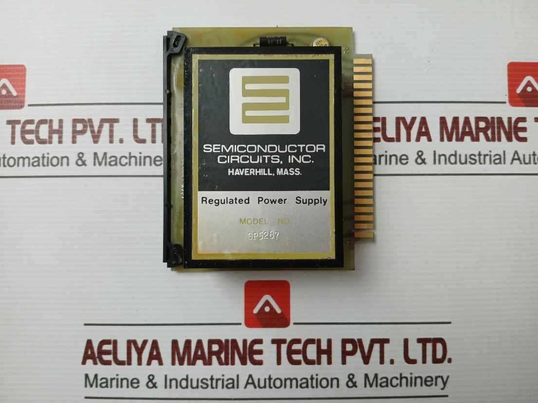 Semiconductor Circuits Regulated Power Supply Sp5287 Rev C